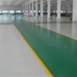 White corundum for floor coating